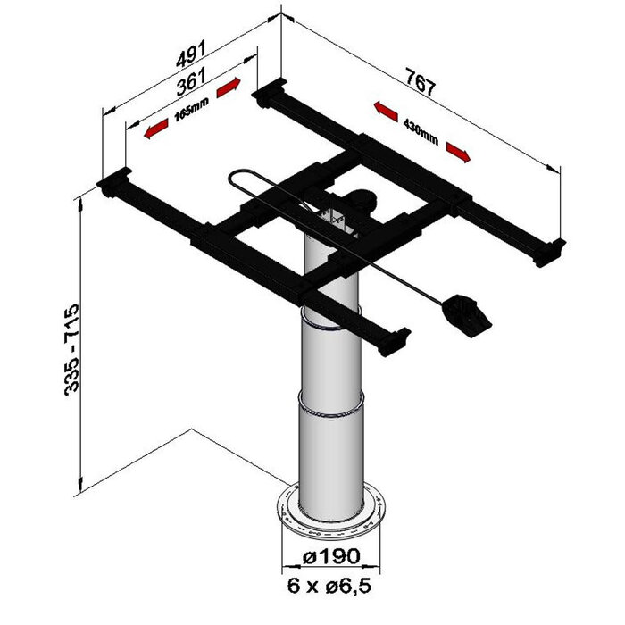 Ilse Ilse 5966GRA Boven Frame