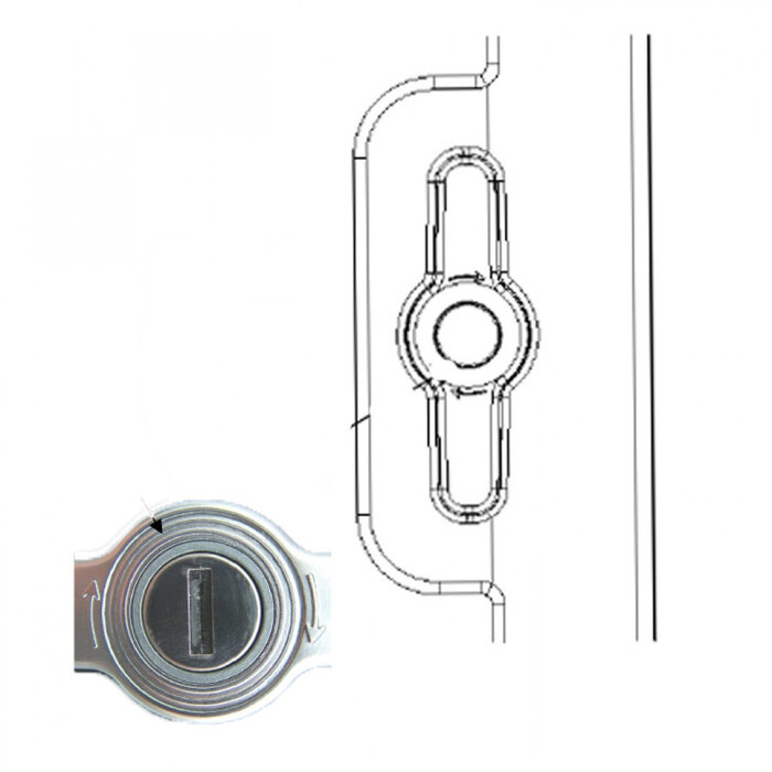 Dometic Dometic SK5 Deurvergrendeling Oberholz