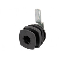 Fjord Outdoor Safe-Tec Kofferbakslot Vierkant Zwart