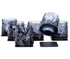 Silwy Silwy Whiskey Glazen 0.25L Grijs 6st.
