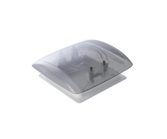 MPK MPK Dakluik VisionVent S Pro Signaalwit-Smoke 28x28cm Vliegenplissé