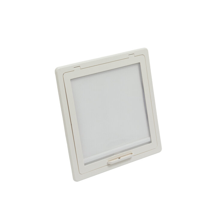 MPK MPK Dakluik VisionVent S Pro Signaalwit 28x28cm Dubbele Plissé