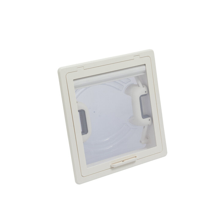 MPK MPK Dakluik VisionVent S Pro Signaalwit 28x28cm Dubbele Plissé