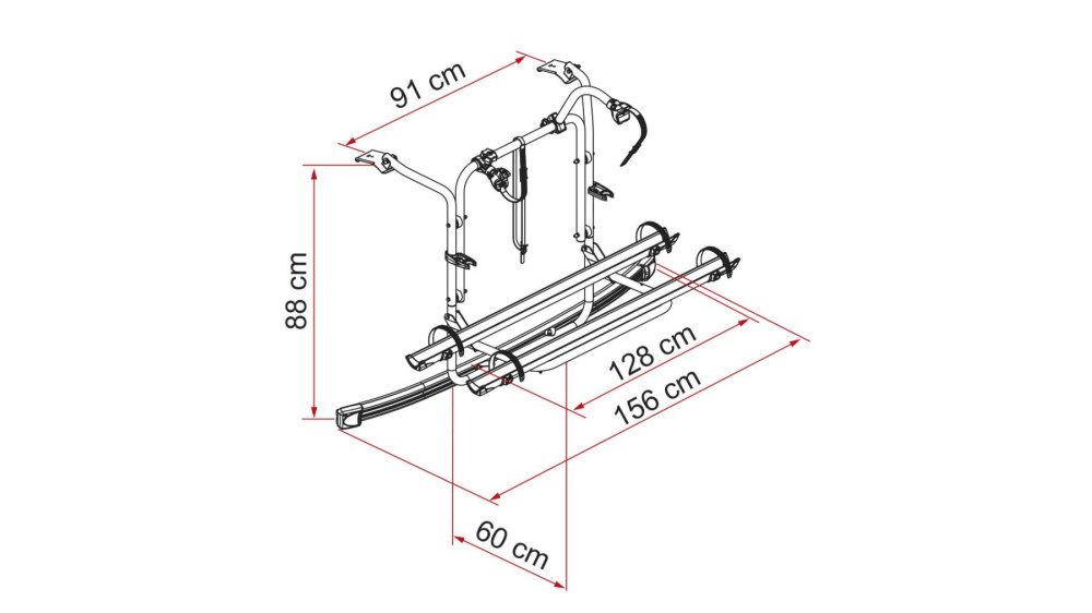 Fiamma Fiamma Carry-Bike Ford Custom Deep Black