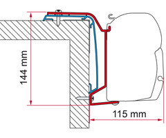 Fiamma Fiamma Rapido Serie S6 686F Adapter 450 >2024 F45