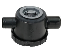 Reich Reich afvoerplug zwart 39 mm met 2 aansl.