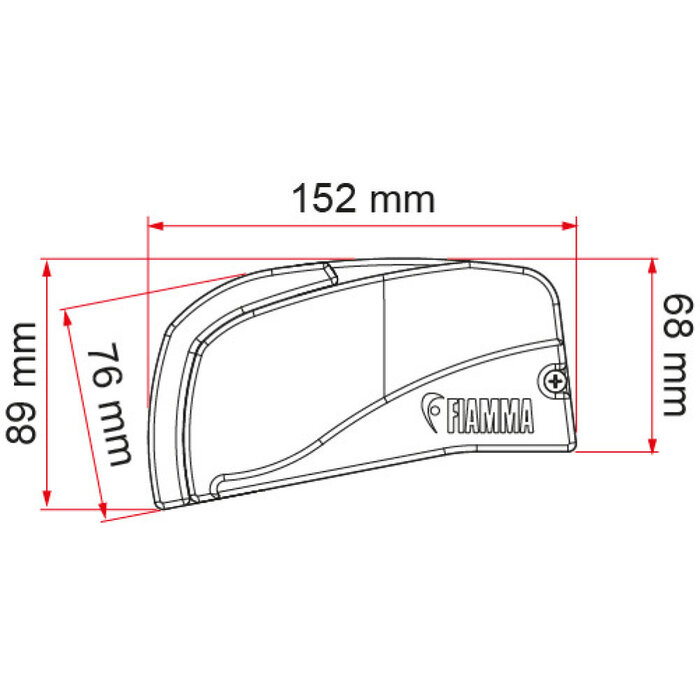 Fiamma Fiamma F40Van 210 Deep Black-Royal Grey