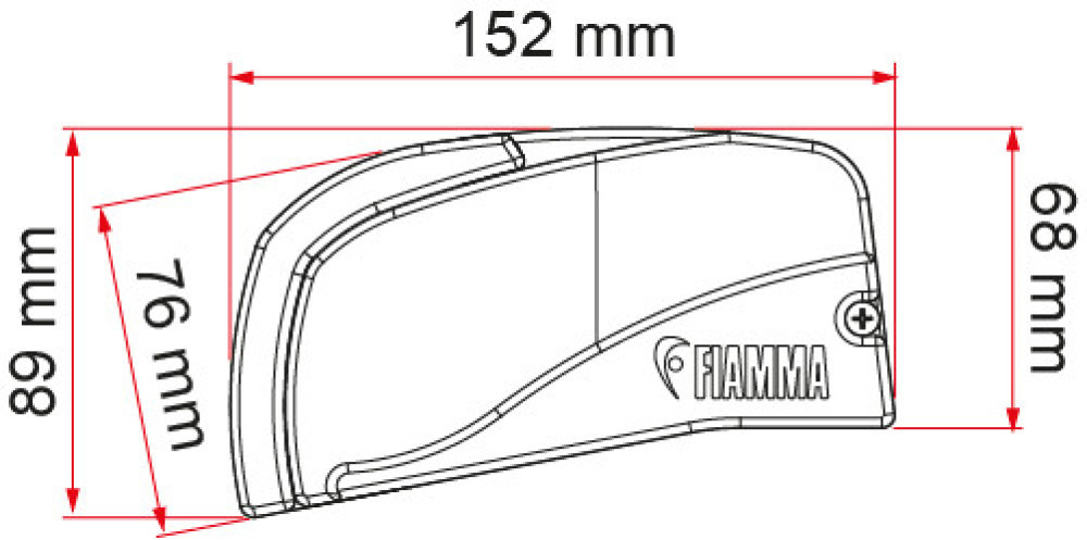 Fiamma Fiamma F40Van 210 Deep Black-Royal Grey