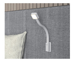 FjordOutdoor LED Lamp Zwanenhals Q2 Flex Vierkant + USB-C Wit