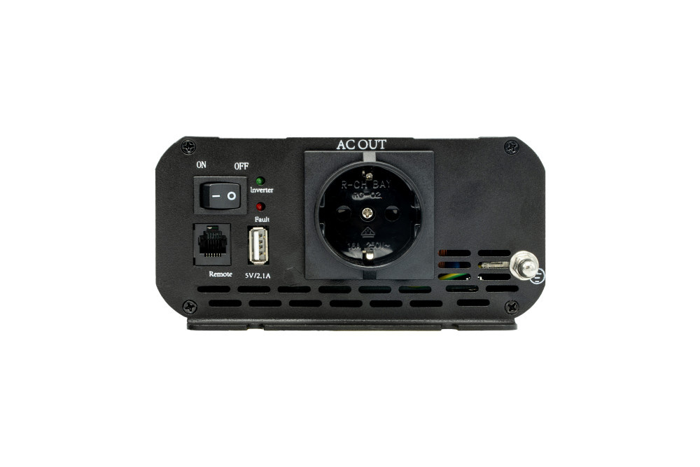 Fjord Outdoor Pure Sinus Omvormer 12V-230V 600W