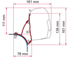 Fiamma Fiamma Kit VW T5/T6 Lift Roof Deep Black F43