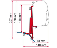 Fiamma Fiamma Kit Ford Custom Deep Black F45-F43