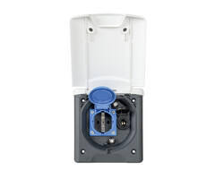 FjordOutdoor Inbouwstekkerdoos Design 2014 230V/12V/Sat Wit