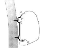 Thule Thule Dethleffs Globebus Adapter 350