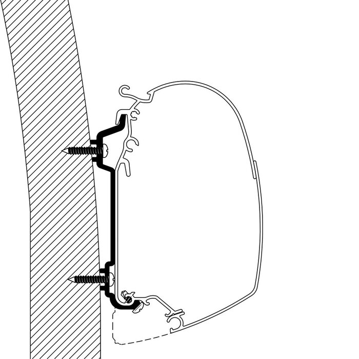 Thule Thule Dethleffs Globebus Adapter 350