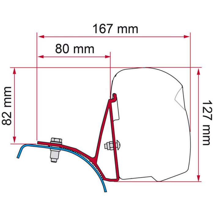 Fiamma Fiamma Kit Trafic/ Vivaro /Primastar Deep BL (F43)