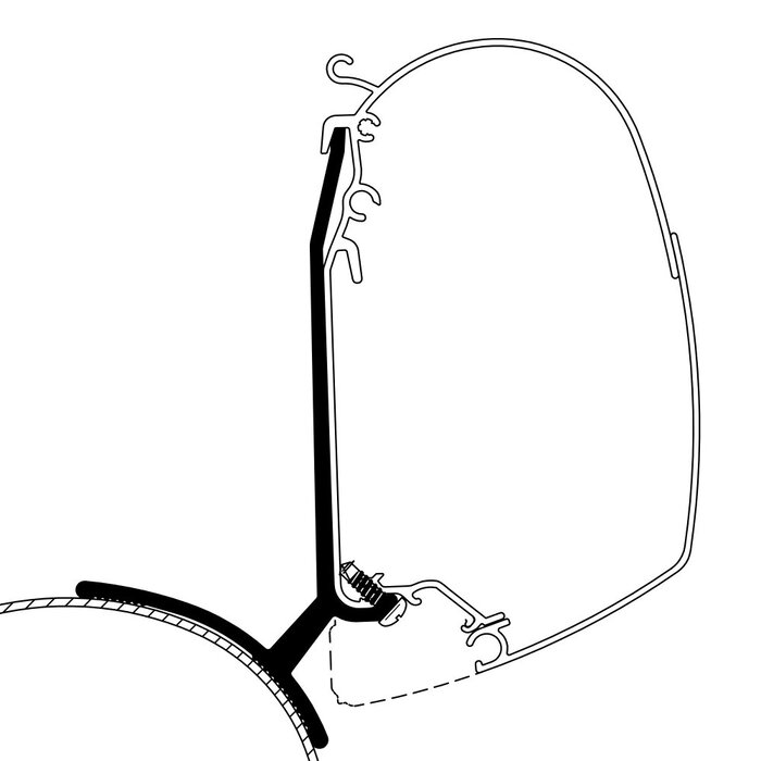 Thule Thule Trafic/Vivaro/Talento/NV300 Minivan Fixed Adapter