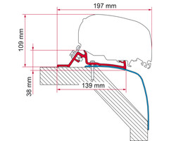 Fiamma Fiamma Adapter Laika Rexosline/ Kreos >09 500