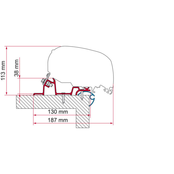 Fiamma Fiamma Caravan Standard Adapter 400 F65/F80