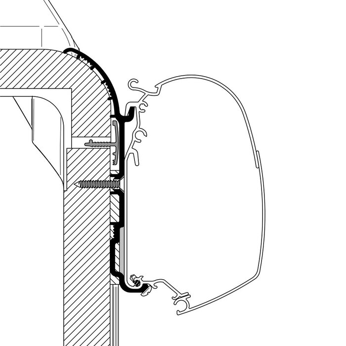 Thule Thule Bürstner Ixeo T680 Adapter 400