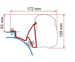 Fiamma Fiamma Kit VW T5/ T6 California Deep Black F43