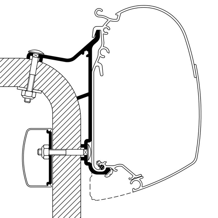 Thule Thule Hymer B2/Van Adapter 300