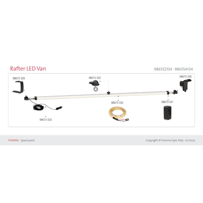 Fiamma Fiamma Rafter LED Van