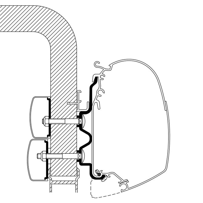 Thule Thule Hymer Camp Adapter <2011 600
