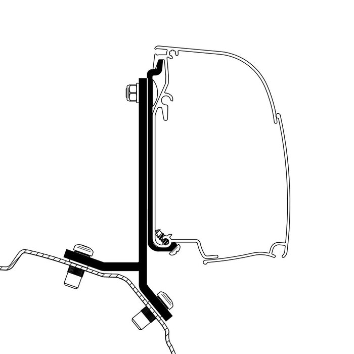 Thule Thule Ford Transit/Tourneo Custom Minivan Fixed Adapter 4200