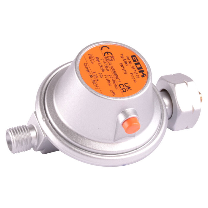 GOK GOK Veiligheidsdrukregelaar met Afblaas 50mb 1/4L