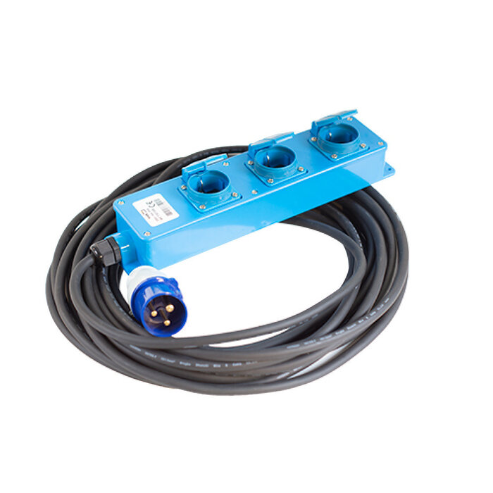 Vechline Vechline Verloopkabel CEE-Tent-/Vouwwagen Unit 3x2.5mm² 15m