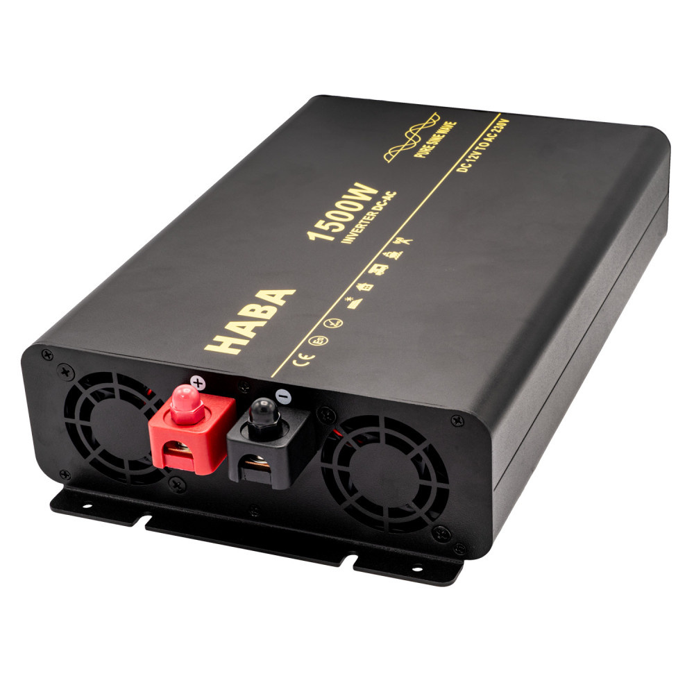 FjordOutdoor Pure Sinus Omvormer 12V-230V 1500W