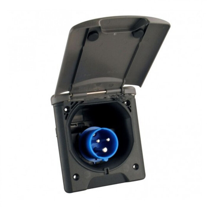 FjordOutdoor Inbouwstekkerdoos CEE Design 2014 Zwart