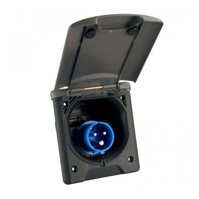 Fjord Outdoor Inbouwstekkerdoos CEE Design 2014 Antraciet