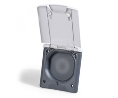 Fjord Outdoor Inbouwstekkerdoos Dummy Plat Design 2014 Grijs