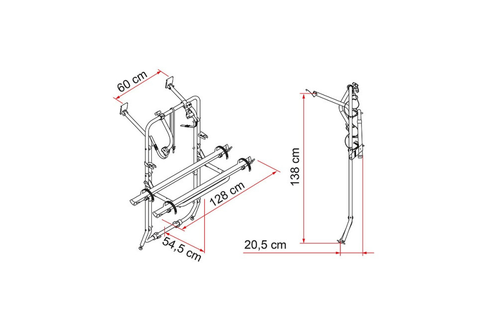 Fiamma Fiamma Carry-Bike Mercedes Vito Model 2024