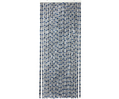 Arisol Arisol Chenille Gordijn 56x200 Blauw/Grijs