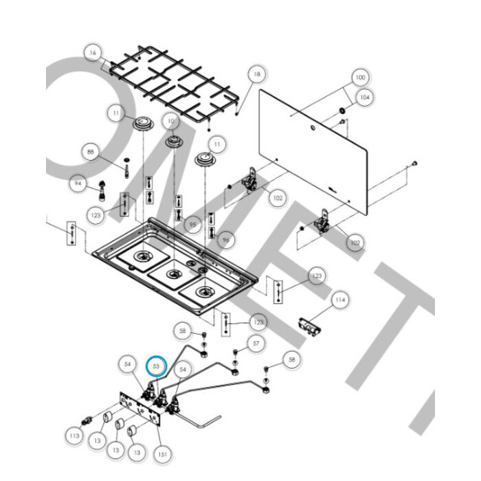 Dometic Dometic Gasregelklep PI7923 6mm