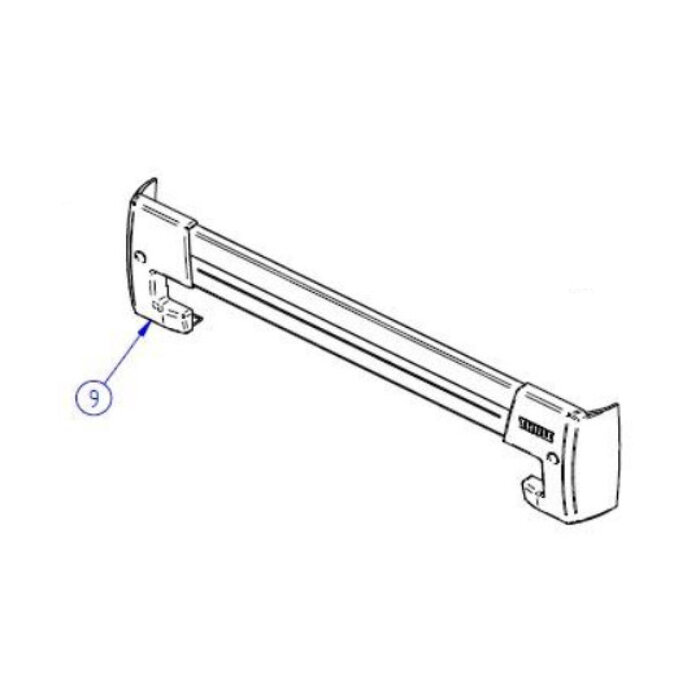 Thule Thule Slide-Out G2 Eindkappen Ducato/Crafter 400
