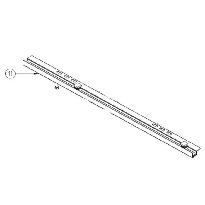 Thule Thule Slide-Out Ducato 2016 Rear Fixation Profile