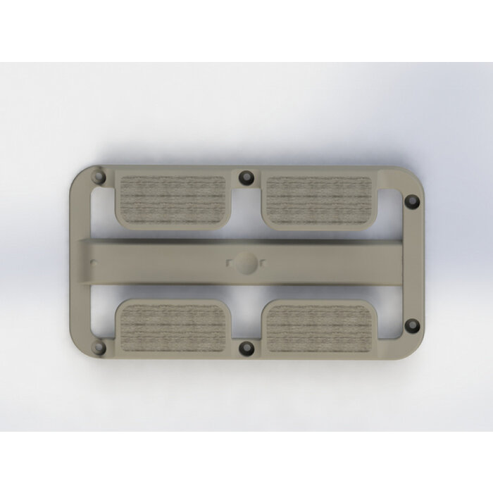 Froli Froli Rode Wijnglashouder Beige/Grijs a 2st