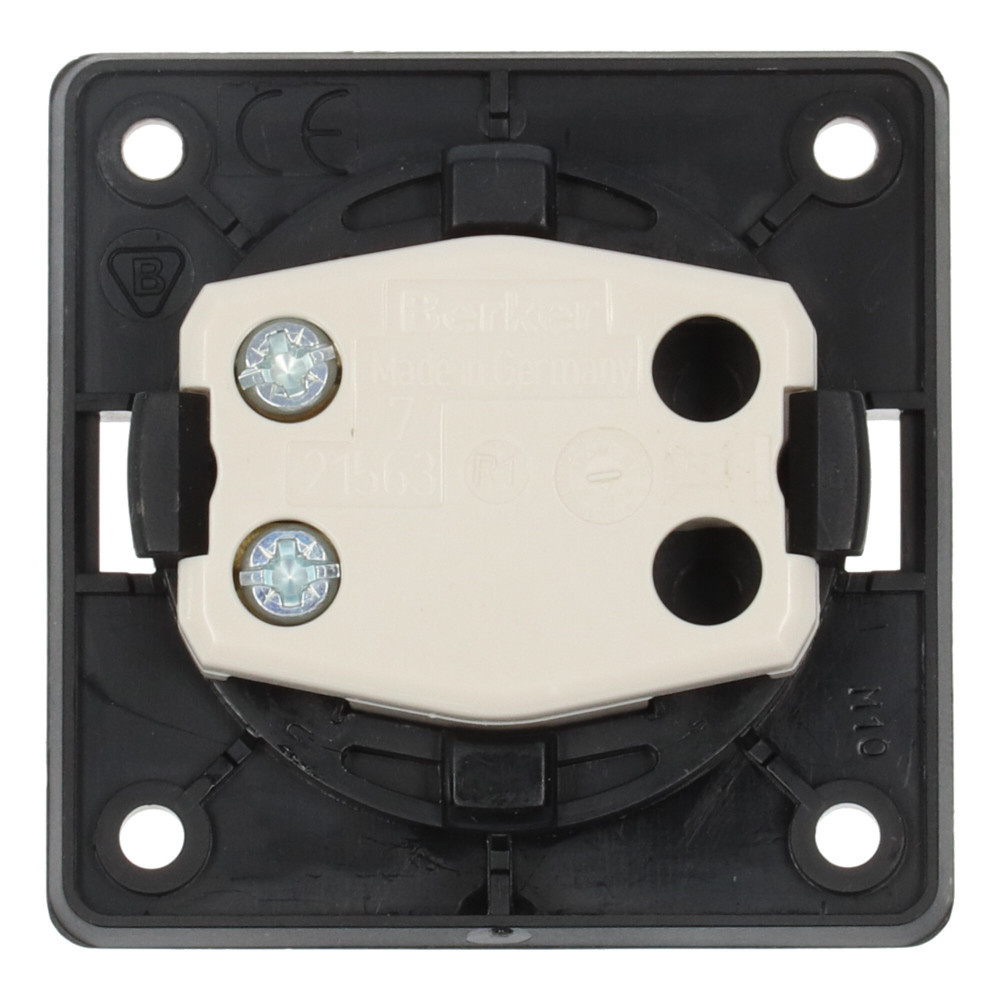 Berker Berker Impulsschakelaar Flow/Pure Inbouw RVS Mat