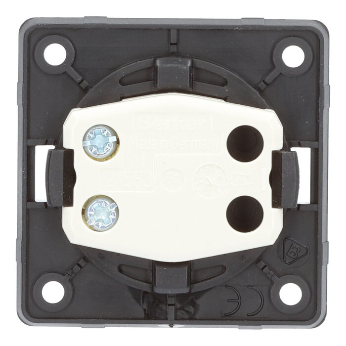 Berker Berker Aan/Uitschakelaar Flow/Pure Inbouw RVS Mat 230V