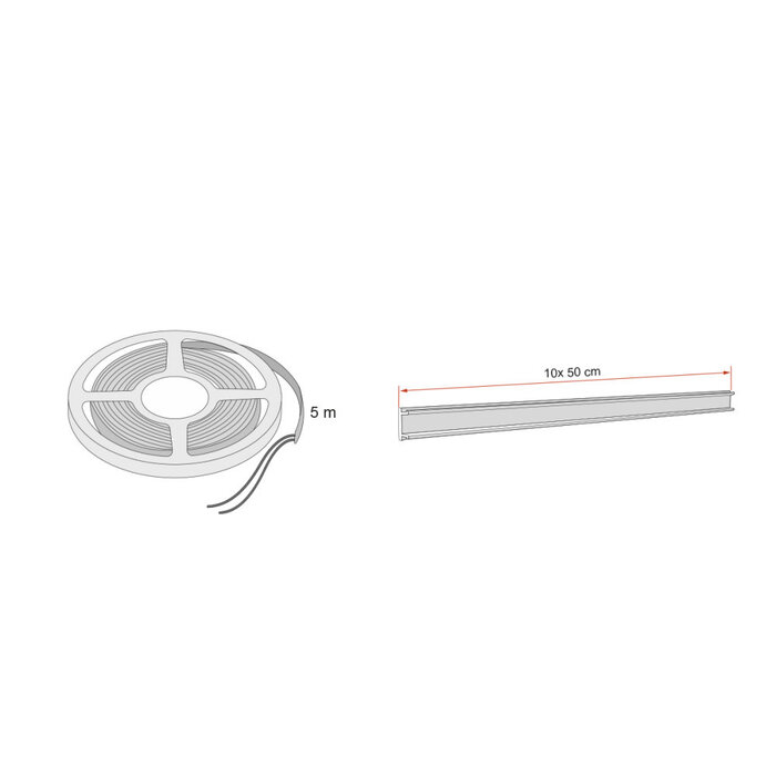 Fiamma Fiamma Kit LED Strip Awning F80