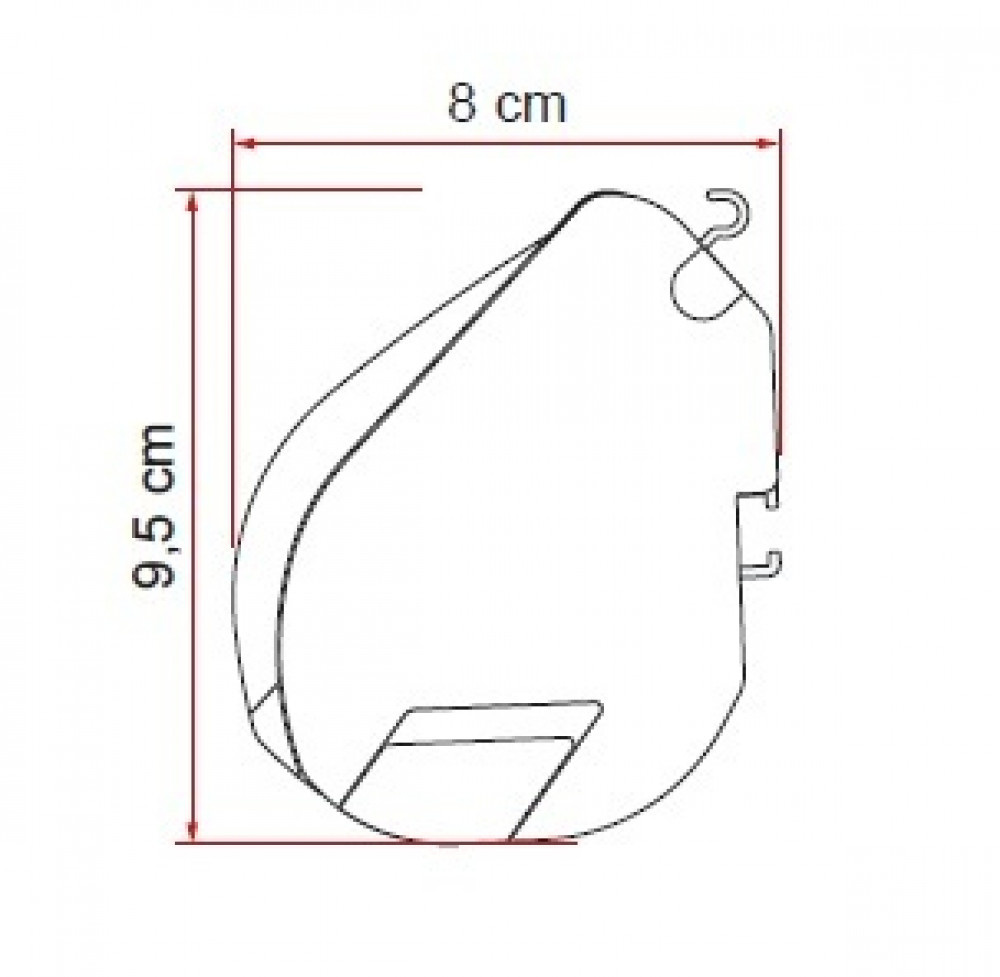 Fiamma Fiamma F35Pro 180 Titanium-Royal Blue