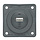 Berker Contactdoos 1x USB Lader 12V Inbouw Grijs Mat