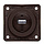 Berker Contactdoos 1x USB Lader 12V Inbouw Bruin Mat