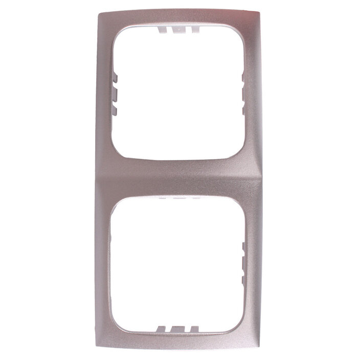Berker 5 stuks Berker Afdekraam Flow 2-Vaks Truma Element Chroom