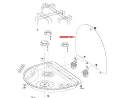 Dometic Dometic glasplaat MO/PI 8-serie
