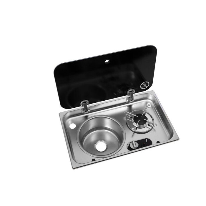 Navy Load Kookplaat 1-Pits + Spoelbak 505 x 305 mm